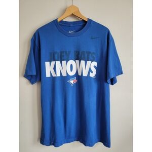 Nike MLB 2012 Toronto Blue Jays Baseball Joey Bats Knows T-Shirt Bautista Size L